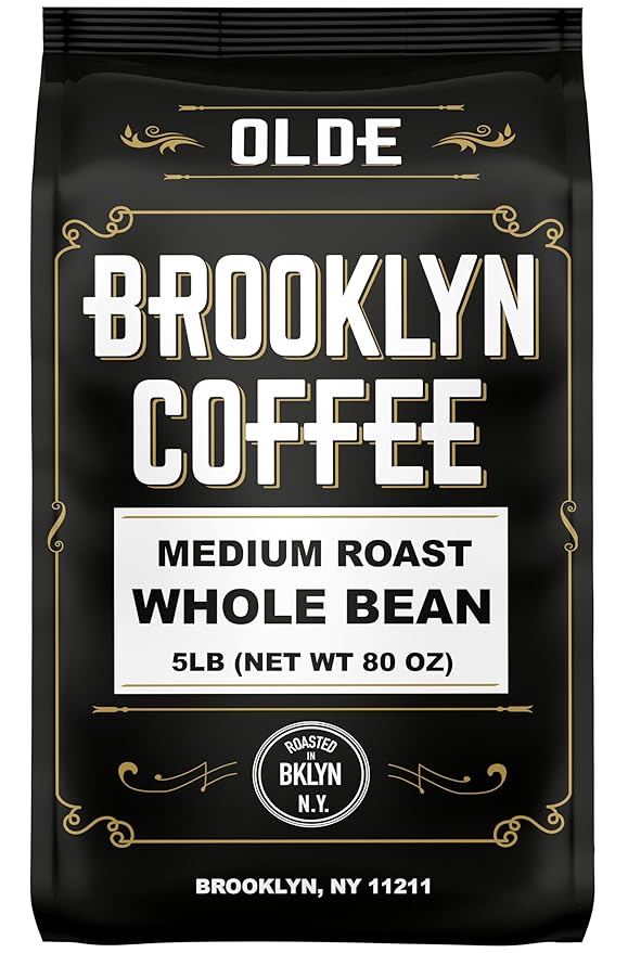 MEDIUM ROAST Whole Bean Coffee. 5-LB PACK
