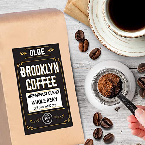 Olde Brooklyn Coffee,  BREAKFAST BLEND, Whole Bean Coffee