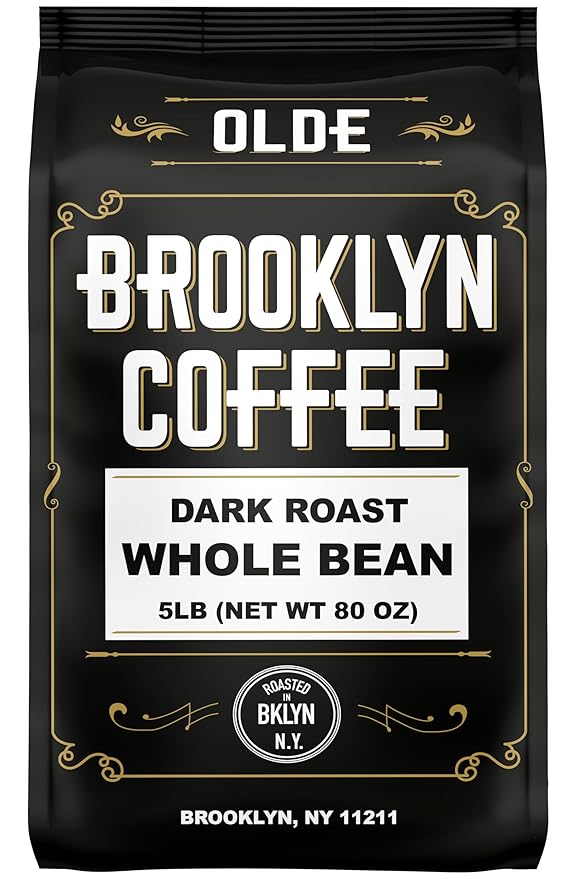 DARK ROAST Whole Bean Coffee. 5-LB PACK