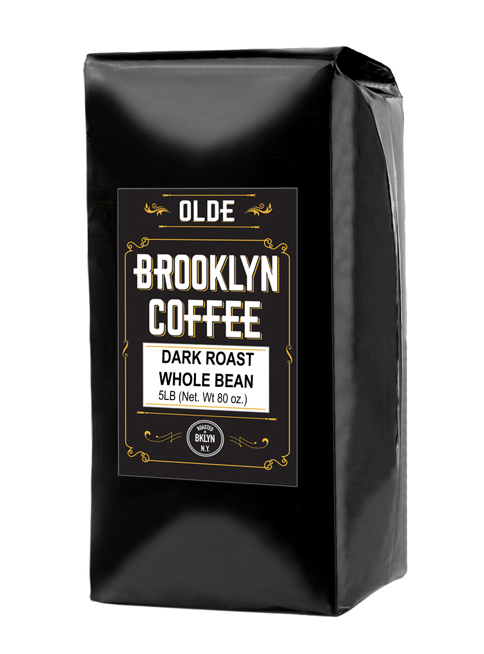 DARK ROAST, Whole Bean Coffee, Olde Brooklyn Coffee